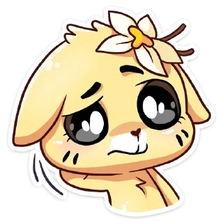 Sticker Бисквит и Ванилька @colored_emotions - 6