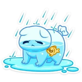 Стикер Булькс @colored_emotions - 7