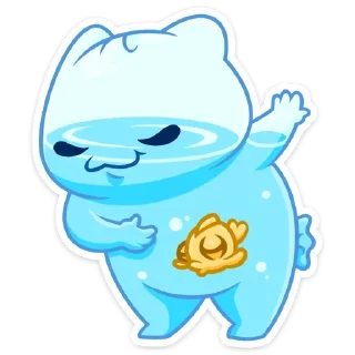 Стикер Булькс @colored_emotions - 9