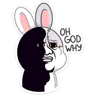 Стикер Крипи @colored_emotions - 8