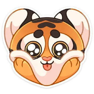 Стикер Пирожок @colored_emotions - 2