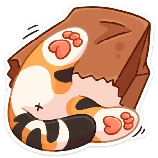 Стикер Пирожок @colored_emotions - 1