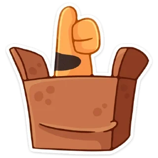 Стикер Пирожок @colored_emotions - 6