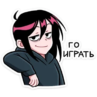 Sticker Икки и Мори @colored_emotions - 0