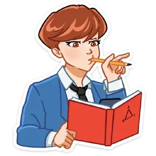 Стикер Джей @colored_emotions - 7