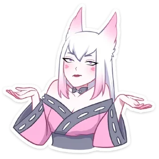 Стикер Мари @colored_emotions - 2