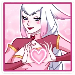 Sticker Мари и Хидэ @colored_emotions - 6