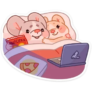 Стикер Обнимышки @colored_emotions - 0