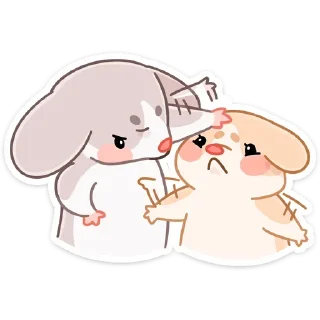 Стикер Обнимышки @colored_emotions - 1