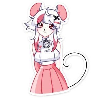 Стикер Мауси @colored_emotions - 5