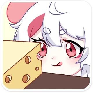 Стикер Мауси @colored_emotions - 6