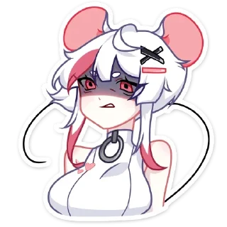 Стикер Мауси @colored_emotions - 1