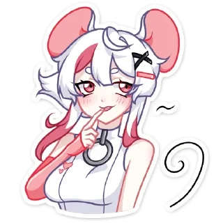 Стикер Мауси @colored_emotions - 9