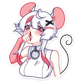 Стикер Мауси @colored_emotions - 2