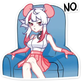 Стикер Мауси @colored_emotions - 8