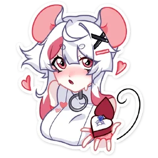 Стикер Мауси @colored_emotions - 0