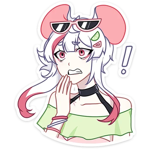 Sticker vk_mousey_and_ren_on_vacation - 1