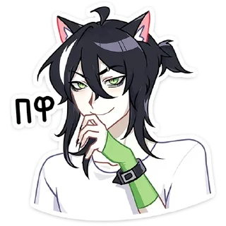 Sticker Мауси и Рен на каникулах @colored_emotions - 4