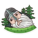 Sticker Пушкин Наше Всё :: @mosticks - 2