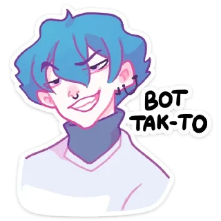 Стикер Малиновый Джем @colored_emotions - 11