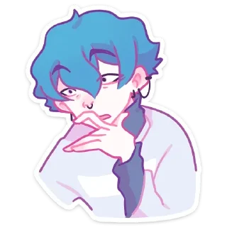 Стикер Малиновый Джем @colored_emotions - 2