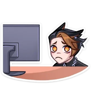 Sticker Рик @colored_emotions - 0