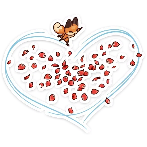 Sticker Когда просто любишь :: @stickroom - 1