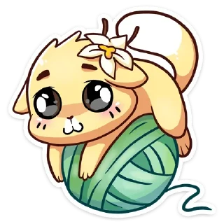 Sticker Ванилька @colored_emotions - 6