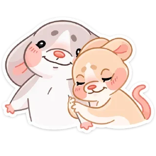 Sticker Тёплые Обнимышки @colored_emotions - 3