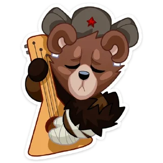 Стикер Медвежутка :: @stickroom - 9