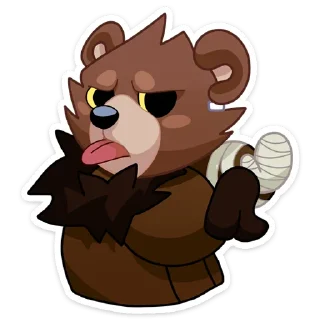 Стикер Медвежутка :: @stickroom - 3