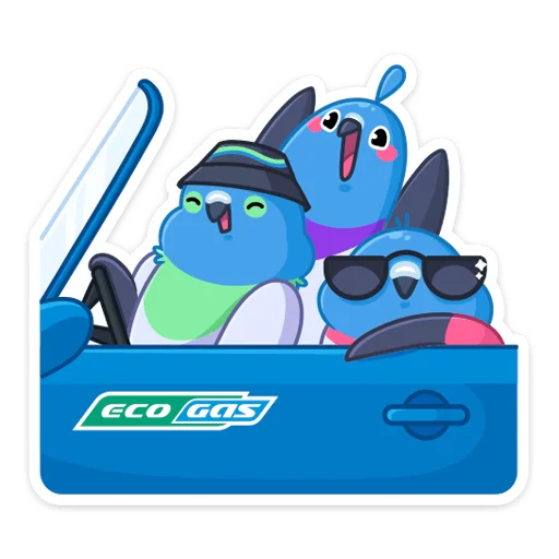 Стикер Фестивальные голуби @TgSticker - 2