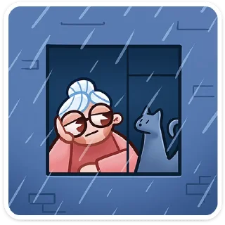 Sticker Бабуля :: @stickroom - 0