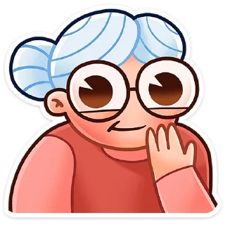 Sticker Бабуля :: @stickroom - 7