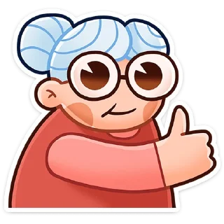 Sticker Бабуля :: @stickroom - 5