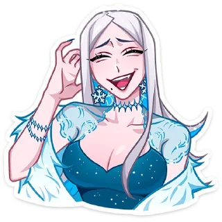 Sticker Снежная Карина | @vkspoilertg - 1
