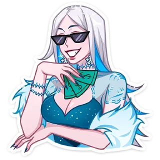 Sticker Снежная Карина | @vkspoilertg - 10