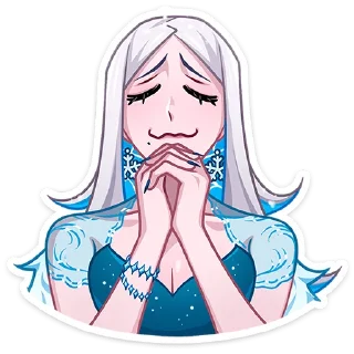 Sticker Снежная Карина | @vkspoilertg - 3