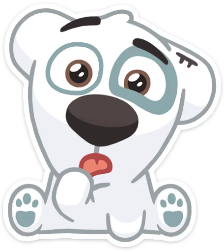 Sticker vkspottybesedka - 1
