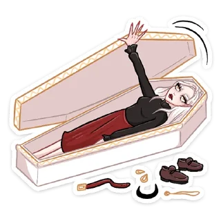 Стикер Ванда @vkspoilertg - 1