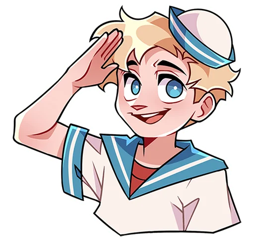 Матрос Владик без текста @TgSticker - 