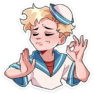 Sticker Матрос Владик без текста @TgSticker - 0