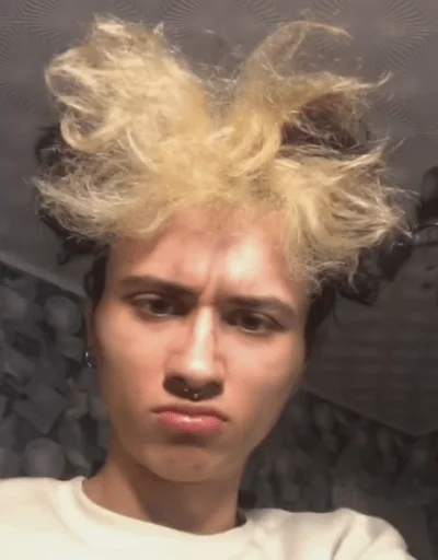 clothing hairpiece person