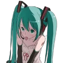 Sticker Vocaloid:MIKU (HBD Narges) by Nezumi - 2