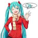Sticker Vocaloid:MIKU (HBD Narges) by Nezumi - 9