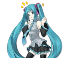 Sticker Vocaloid:MIKU (HBD Narges) by Nezumi - 8