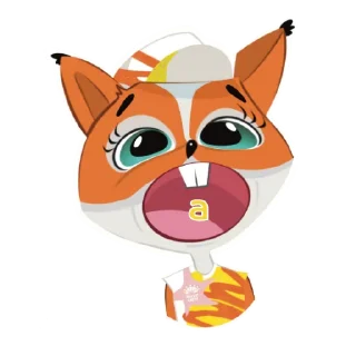 Sticker Белка Света из парка «Вокруг света» - 0