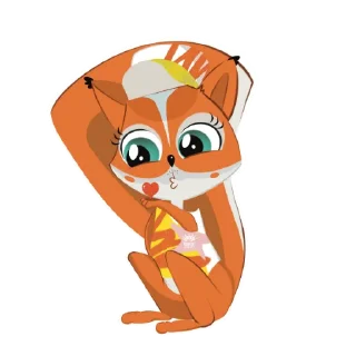 Sticker Белка Света из парка «Вокруг света» - 2