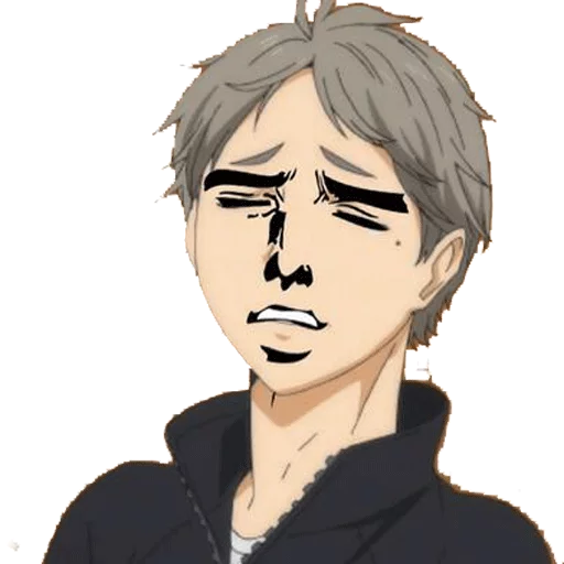 аниме человеческое лицо мультфильм