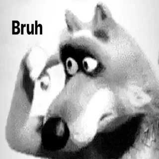 Sticker волк - 7